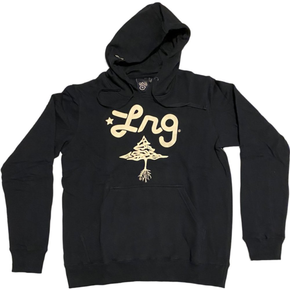 LRG True Skate Pullover Hoodie Men's Sweatshirt - Navy [S]